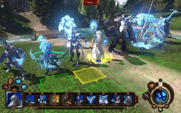 Кадр с взаимодействием персонажа и объекта в Heroes of Might and Magic 7.5  Ultimate Edition