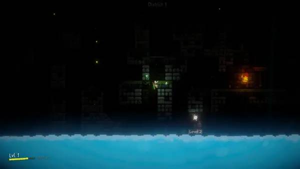 Кадр с взаимодействием персонажа и объекта в Himno