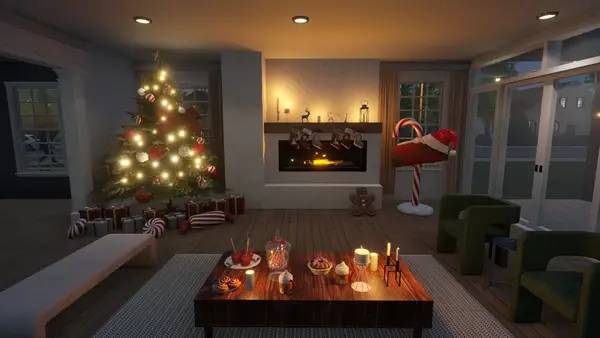 Кадр с взаимодействием персонажа и объекта в Hometopia