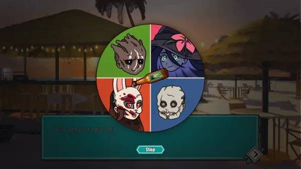 Кадр с взаимодействием персонажа и объекта в Hooked on You  A Dead by Daylight Dating Sim