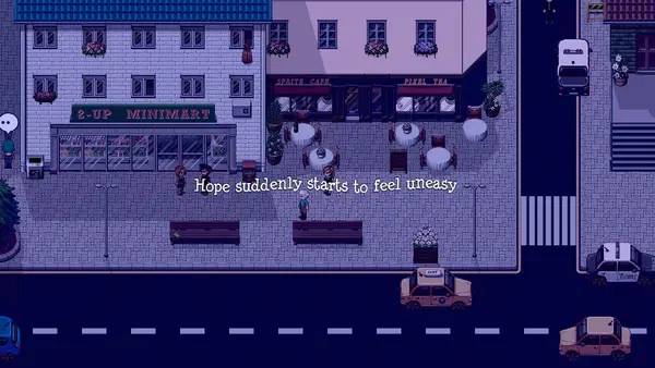 Кадр с взаимодействием персонажа и объекта в Hope's Journey  A Therapeutic Experience