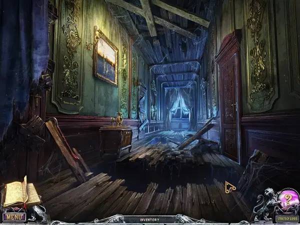 Кадр с взаимодействием персонажа и объекта в House of 1000 Doors  Family Secrets