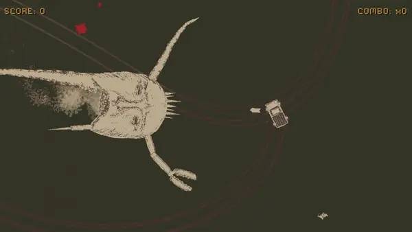 Кадр с взаимодействием персонажа и объекта в Howard Phillips Lovecar