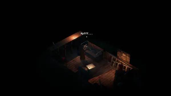 Кадр с взаимодействием персонажа и объекта в I told you