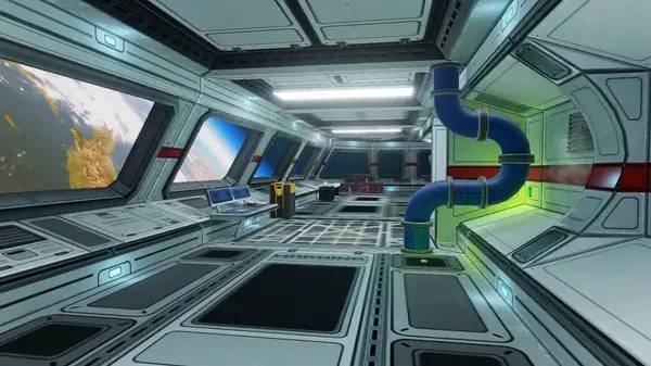 Кадр с взаимодействием персонажа и объекта в In The Space - Escape Room