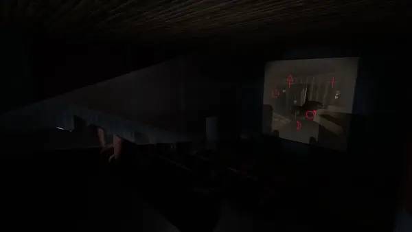 Кадр с взаимодействием персонажа и объекта в INFECTIS