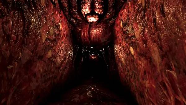 Кадр с взаимодействием персонажа и объекта в Injection π23 'No Name, No Number'