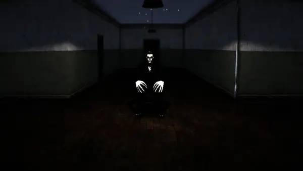 Кадр с взаимодействием персонажа и объекта в Insane Decay of Mind  The Labyrinth