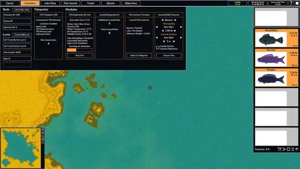 Кадр с взаимодействием персонажа и объекта в Intergalactic Fishing