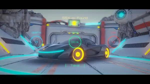 Кадр с взаимодействием персонажа и объекта в Invicta Beam