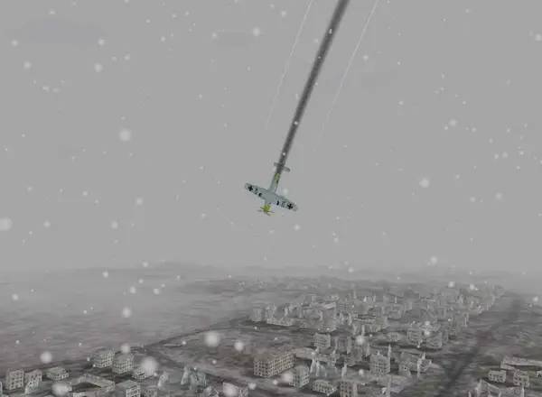 Кадр с взаимодействием персонажа и объекта в Iron Aces  Heroes of WW2