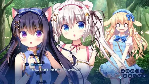 Кадр с взаимодействием персонажа и объекта в Island Diary