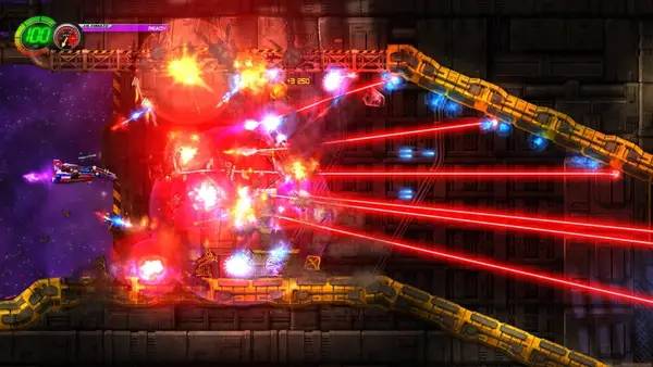 Кадр с взаимодействием персонажа и объекта в Jets'n'Guns 2