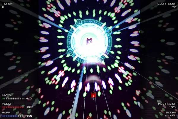Кадр с взаимодействием персонажа и объекта в Jigoku Kisetsukan  Sense of the Seasons