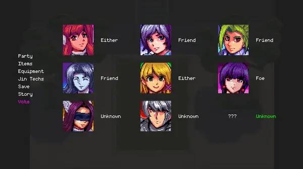 Кадр с взаимодействием персонажа и объекта в Jin Conception