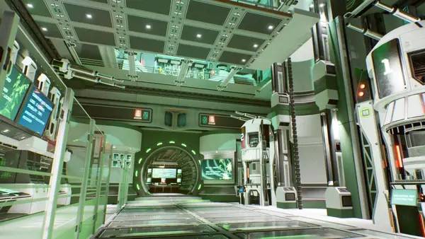 Кадр с взаимодействием персонажа и объекта в JUNKPUNK