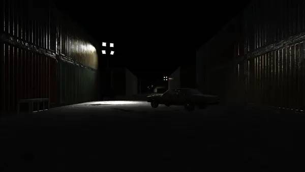 Кадр с взаимодействием персонажа и объекта в Junkyard Fury 2