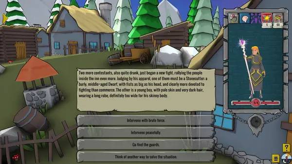 Кадр с взаимодействием персонажа и объекта в Just One Line