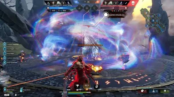 Кадр с взаимодействием персонажа и объекта в Kingshunt