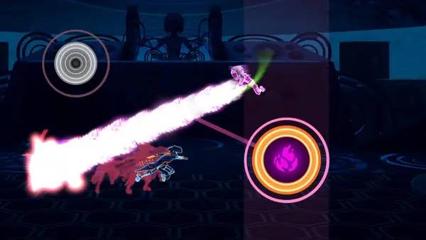 Кадр с взаимодействием персонажа и объекта в Klang 2