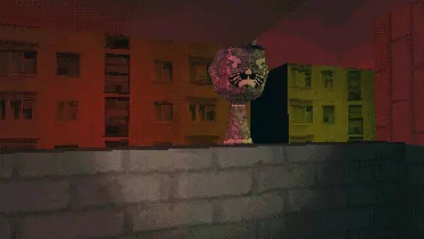 Кадр с взаимодействием персонажа и объекта в KOBOLOK