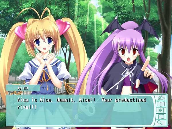 Кадр с взаимодействием персонажа и объекта в Koi iro Chu! Lips