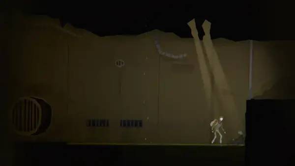 Кадр с взаимодействием персонажа и объекта в Lambs on the road The beginning