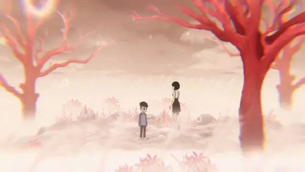 Кадр с взаимодействием персонажа и объекта в Last Time I Saw You