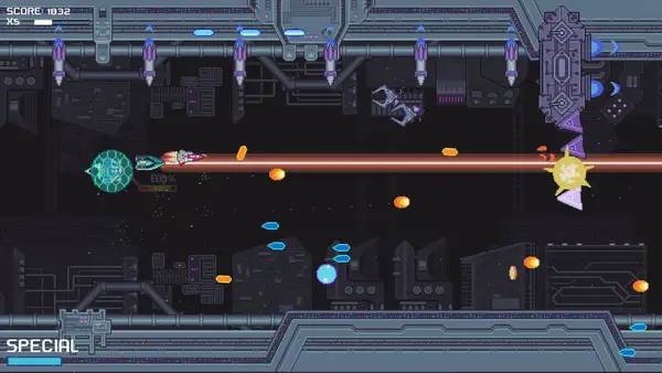 Кадр с взаимодействием персонажа и объекта в Lazy Galaxy  Rebel Story