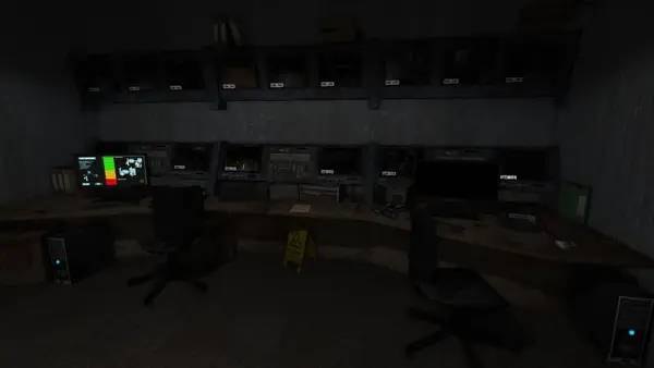 Кадр с взаимодействием персонажа и объекта в Left Alone