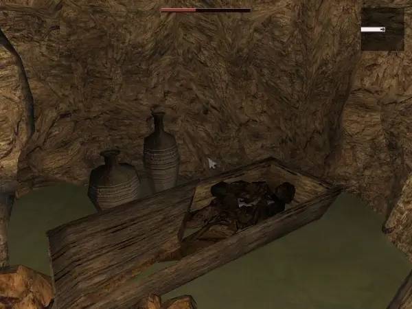 Кадр с взаимодействием персонажа и объекта в LEGIE