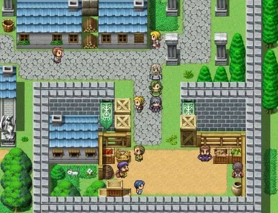 Кадр с взаимодействием персонажа и объекта в Legionwood 2 Rise of the Eternal's Realm - Director's Cut