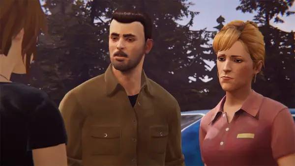 Кадр с взаимодействием персонажа и объекта в Life is Strange  Before the Storm Remastered