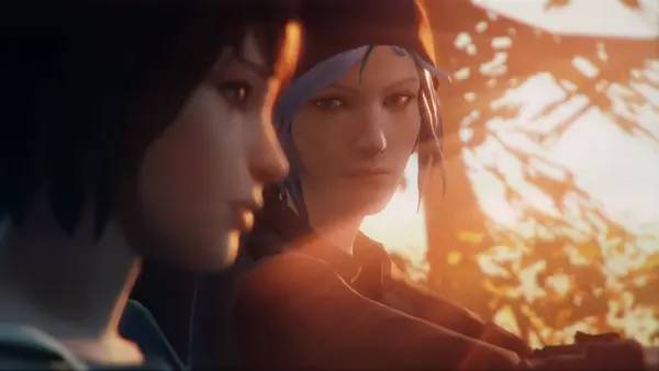 Кадр с взаимодействием персонажа и объекта в Life Is Strange  Complete Season