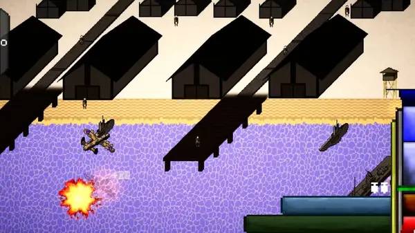 Кадр с взаимодействием персонажа и объекта в Lone Wolf  World War 2