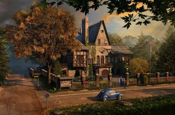 Кадр с взаимодействием персонажа и объекта в Lost Horizon 2