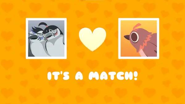 Кадр с взаимодействием персонажа и объекта в Lovebirb