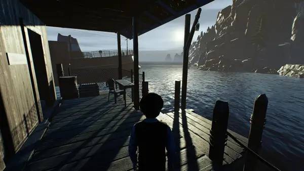 Кадр с взаимодействием персонажа и объекта в Lucius 3