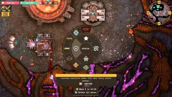 Кадр с взаимодействием персонажа и объекта в Lumencraft