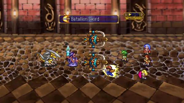 Кадр с взаимодействием персонажа и объекта в LUNAR Remastered Collection