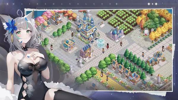 Кадр с взаимодействием персонажа и объекта в Maiden And Lord