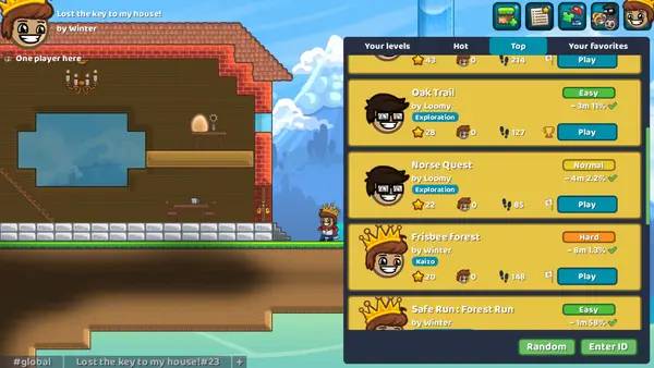 Кадр с взаимодействием персонажа и объекта в MakerKing