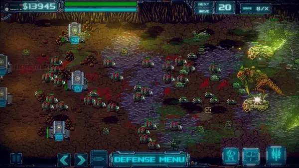 Кадр с взаимодействием персонажа и объекта в Mechs V Kaijus