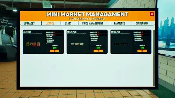 Кадр с взаимодействием персонажа и объекта в Metro Mini Market Simulator