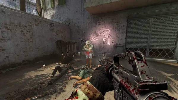 Кадр с взаимодействием персонажа и объекта в Military Conflict Vietnam