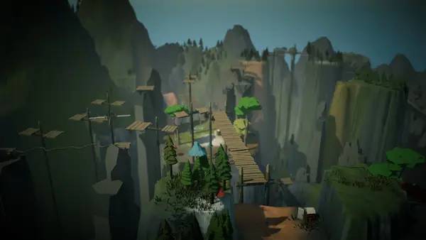 Кадр с взаимодействием персонажа и объекта в Minigames Mayhem