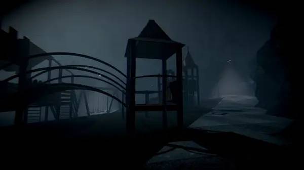 Кадр с взаимодействием персонажа и объекта в Missing Children