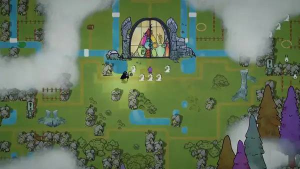 Кадр с взаимодействием персонажа и объекта в Mistified