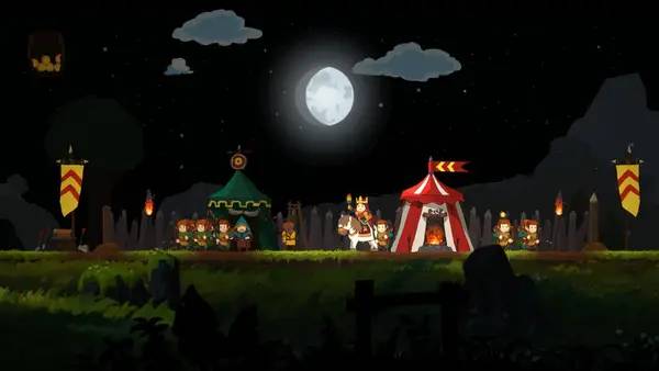 Кадр с взаимодействием персонажа и объекта в Monarchy