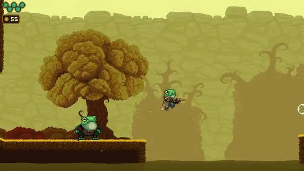 Кадр с взаимодействием персонажа и объекта в Mongrel